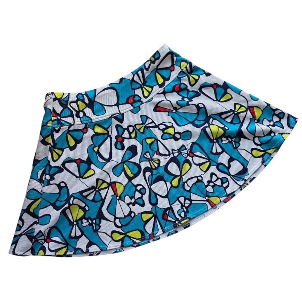 Tail Performance Skirt Women XS White Blue Floral Athletic Tennis Golf Skirt